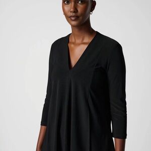 Joseph Ribkoff Black V-Neck Tunic